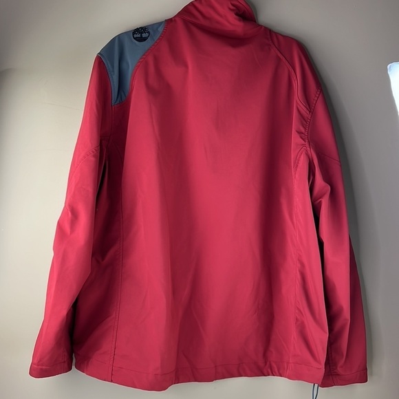 Men's Timberland  Soft shell Red/Gray Jacket - Picture 2 of 14